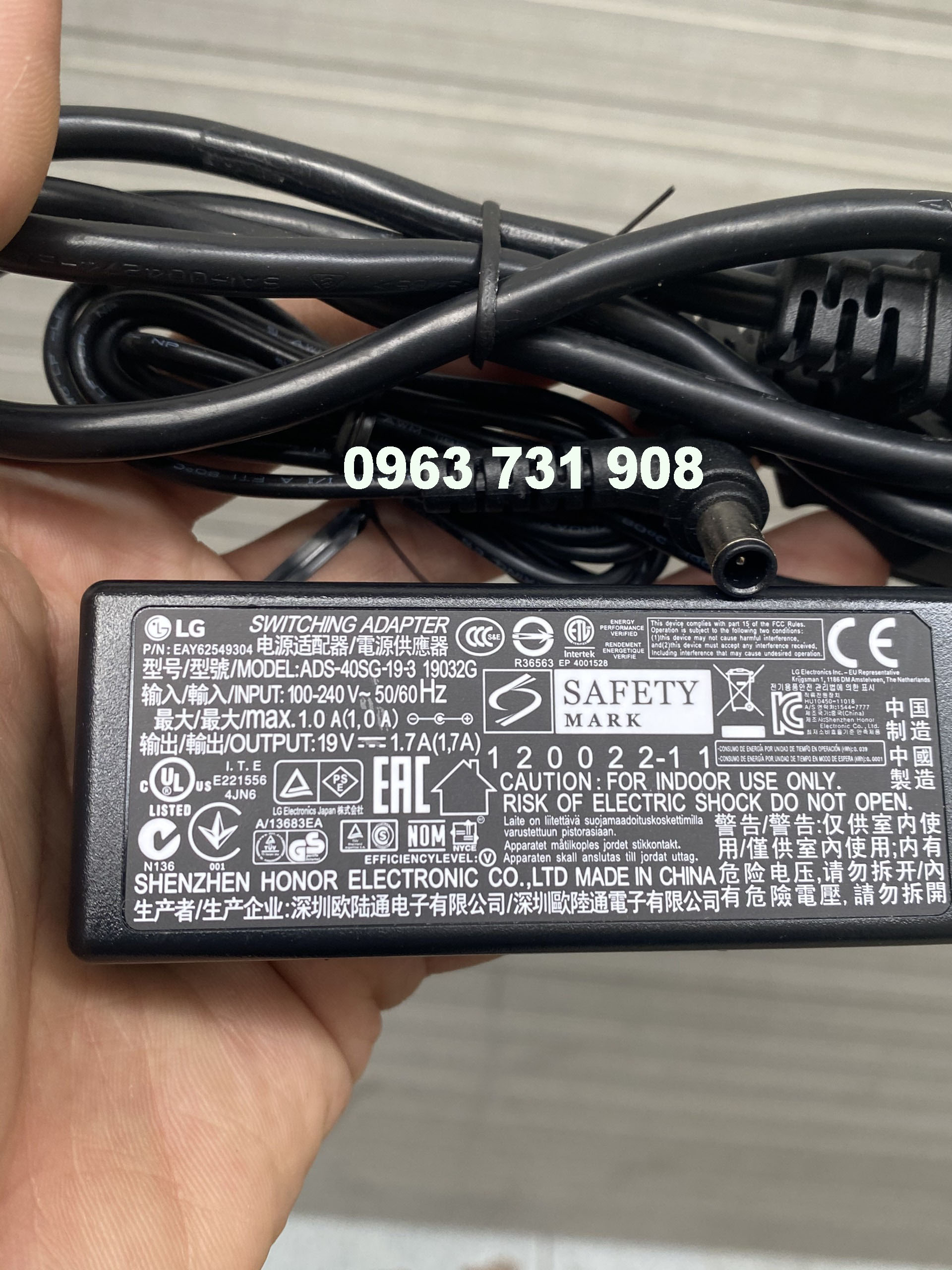 Dây sạc loa LG XBOOM Go PK7 bản gốc  bảo hành 12 tháng