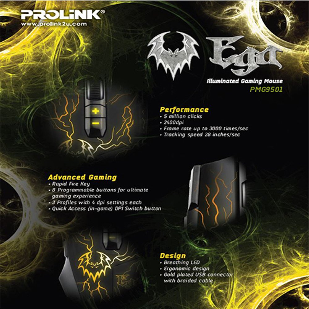 [HCM]Chuột game Prolink PMG9501