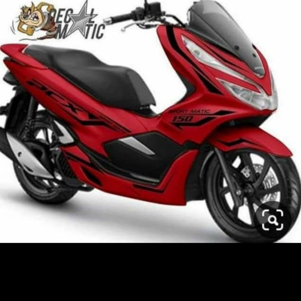 [HCM]Tem xe Pcx  tem rời 3 lớp dán xe đỏ cao cấp