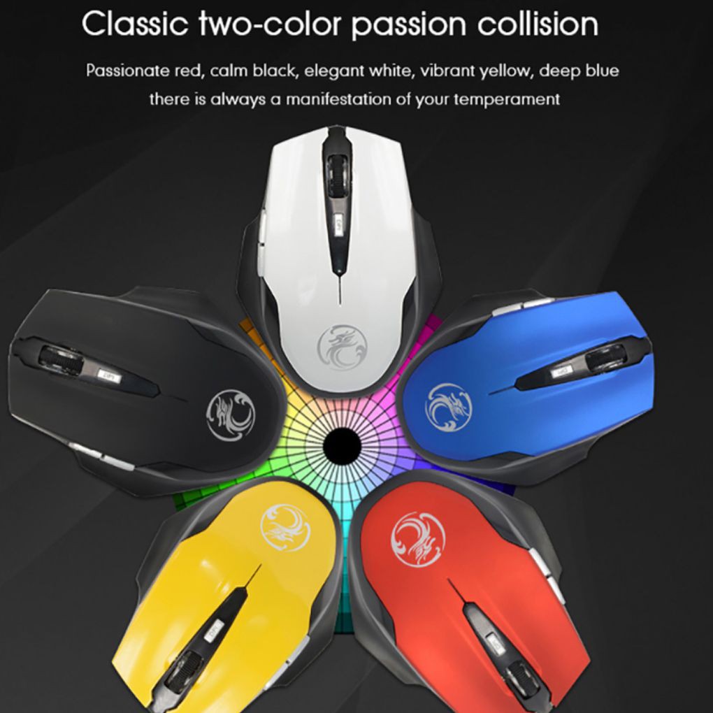 CHUỘT KO DÂY Mice E-1900 - 1600DPI - 6 Nút