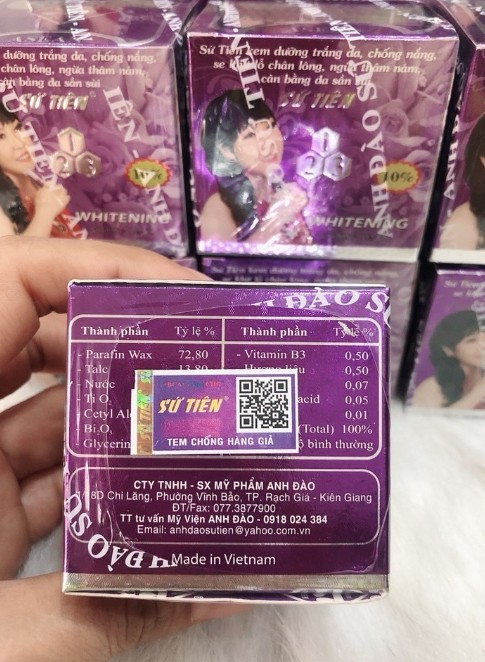Kem Dưỡng Da Sứ Tiên Tím - 10g