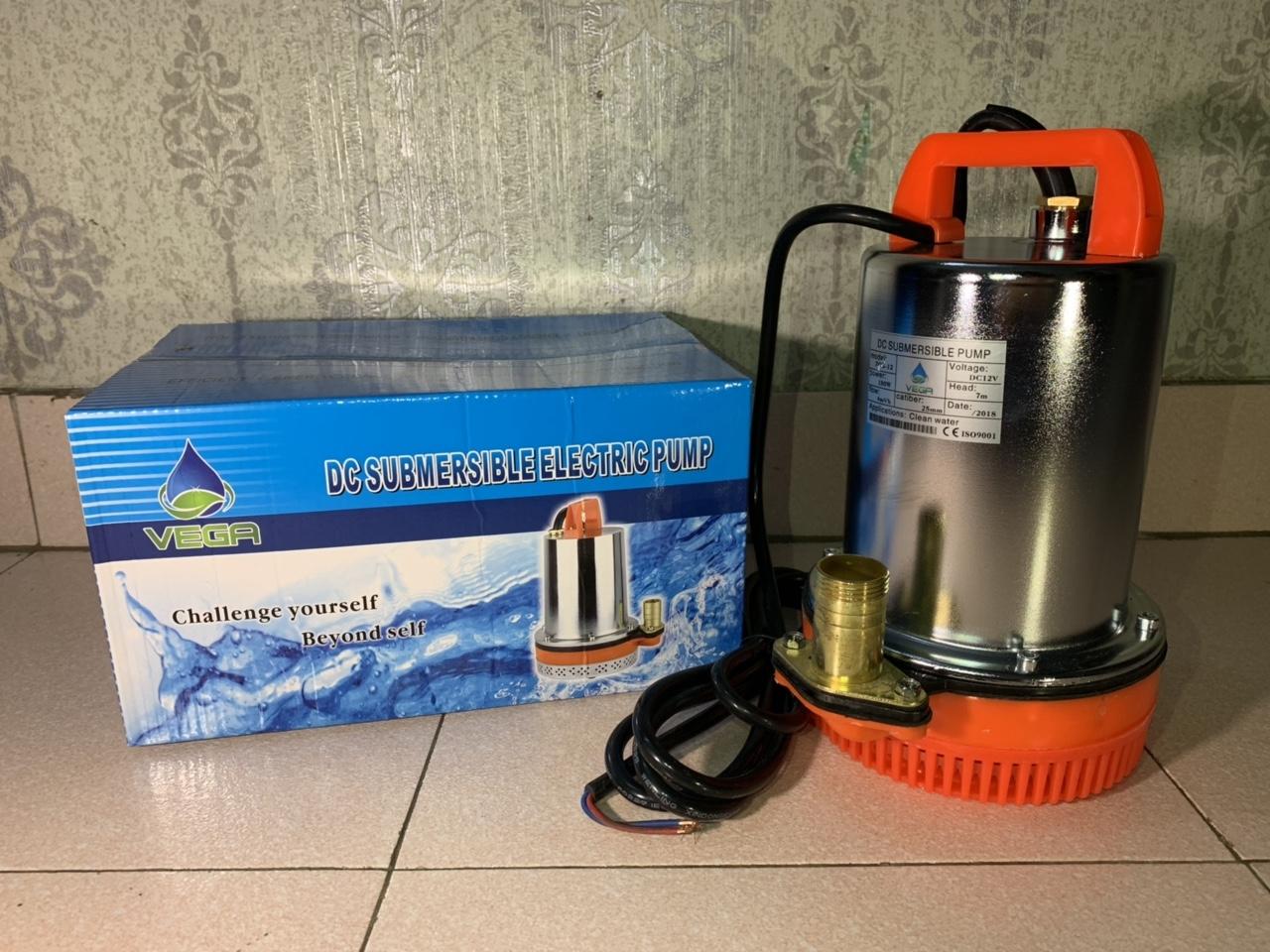 Máy Bơm Chìm 12v 180w bằng Inox
