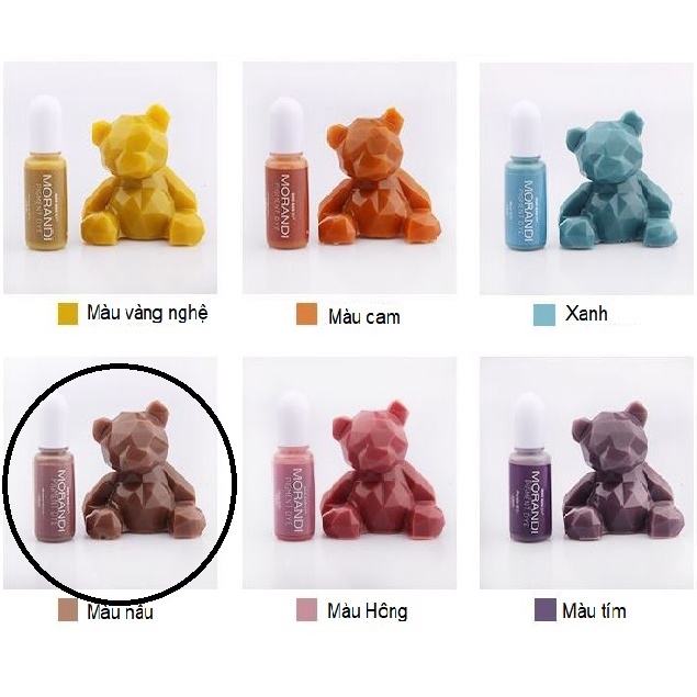 Màu đục pha resin, màu pha Epoxy resin, UV resin, Nến thơm
