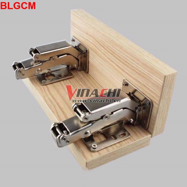 Bản lề thép chữ M - Giảm chấn - 1 chiếc