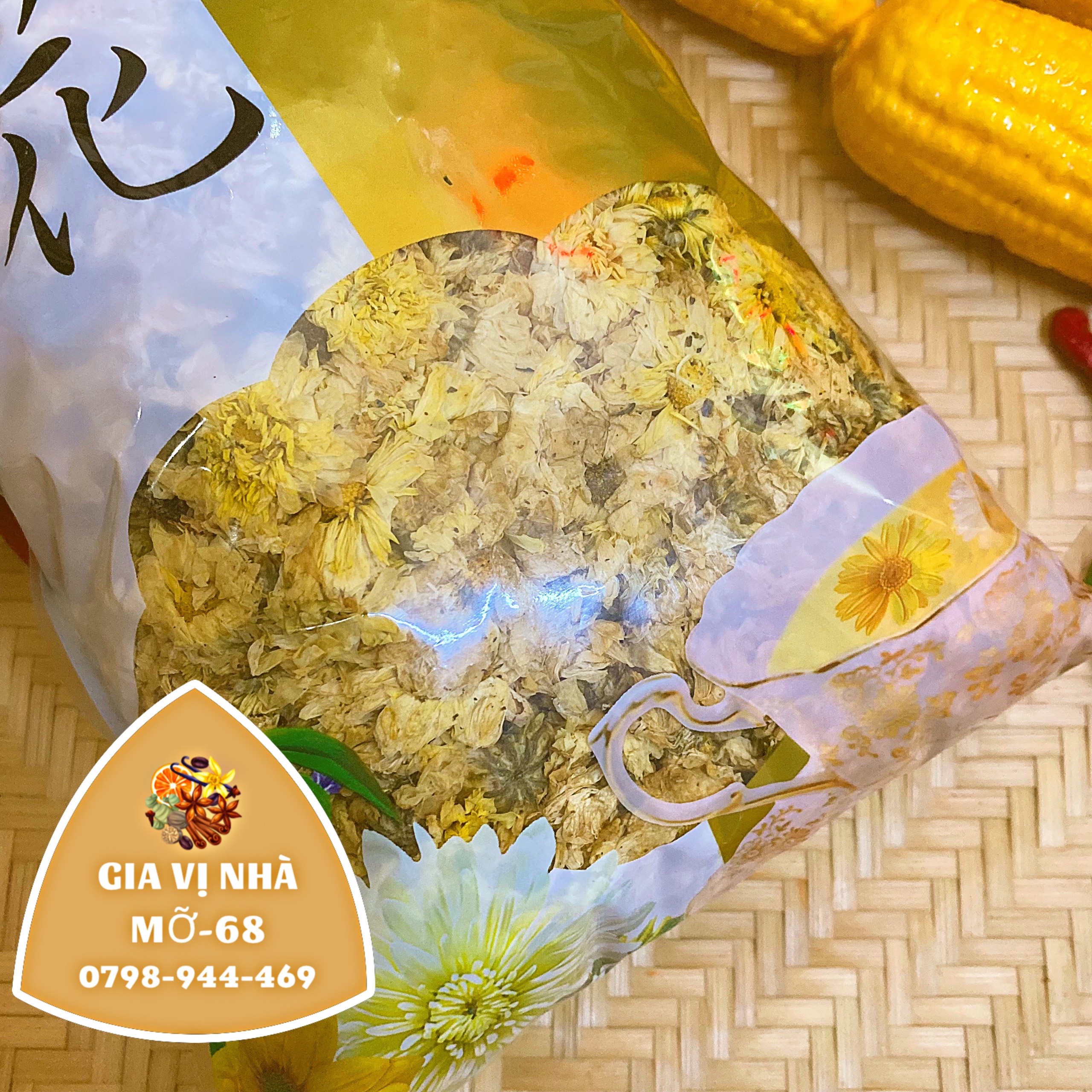 NỤ HOA CÚC KHÔ CAO CẤP -100GR-500GR