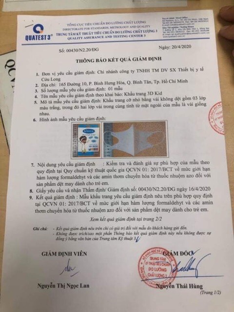 Khẩu trang Biden 3D cho bé (Hộp 10c)