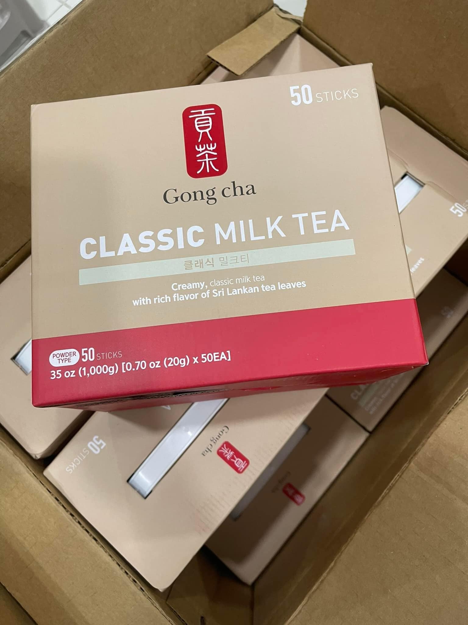 Trà sữa gói Gongcha