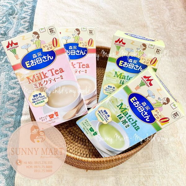 Sữa Cho Mẹ Bầu Morinaga Dạng Thanh Đủ Vị Trà Sữa Trà Xanh Cà Phê Nhật Bản