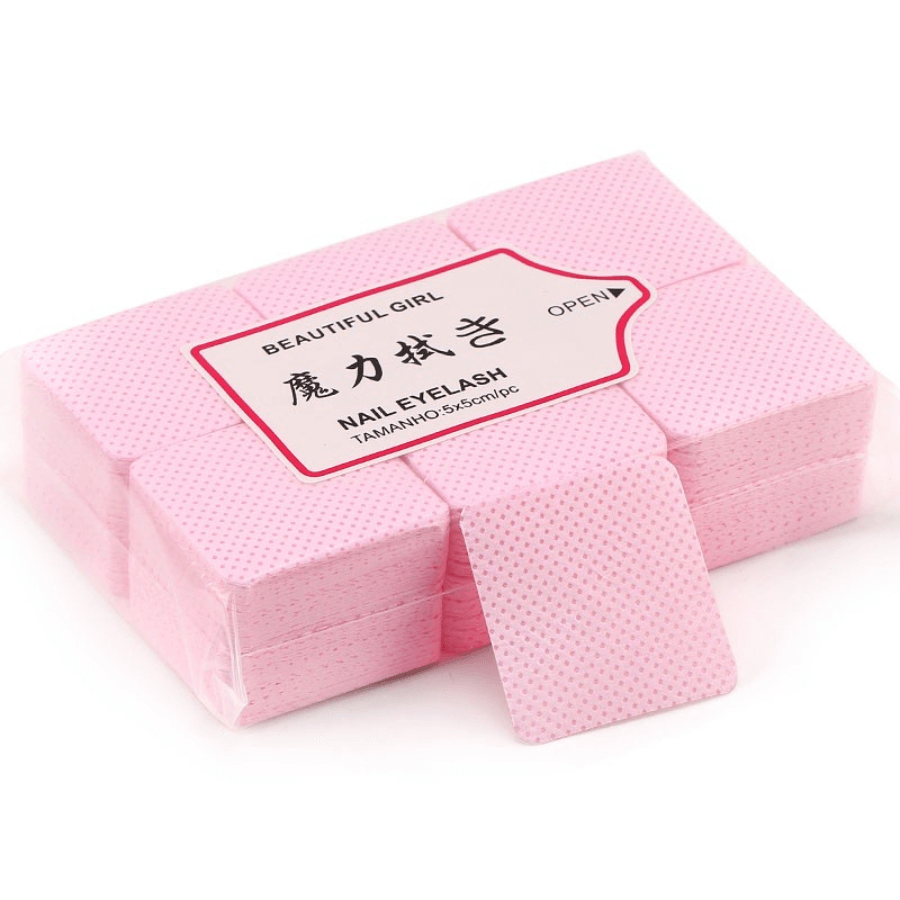 Giấy lau móng tay loại cứng Không xù Không bám lông khi lau Bông tẩy Gel đa năng gói 540 miếng
