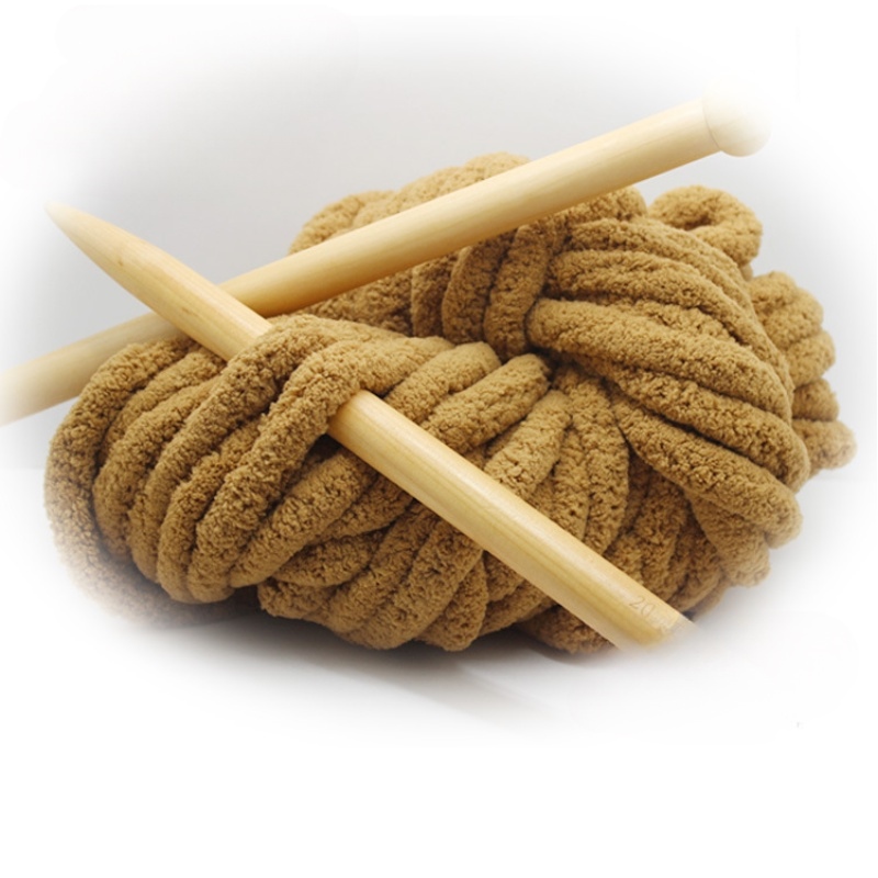 ┋﹍ Cuộn len Chenille 250gr siêu mềm mại Len Chunky Cuộn To