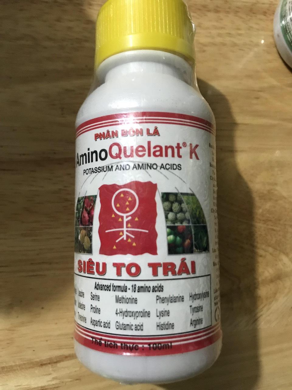 Phân bón chuyên dùng hoa lan Amino Quelant K kali 100ml