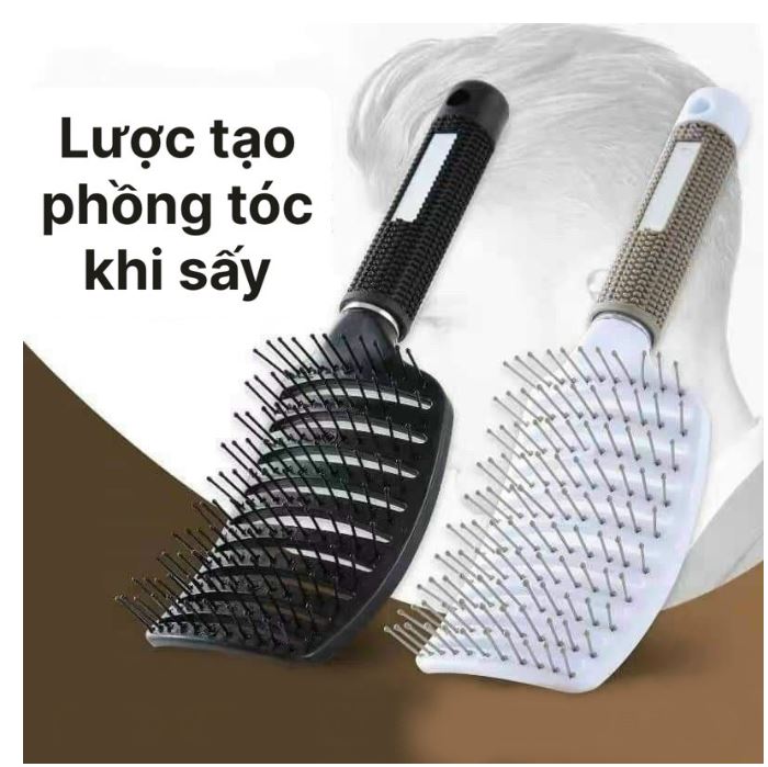 Lược bán nguyệt gỡ rối tạo phồng tóc cỡ lớn chuyên dùng làm tóc  Shop  Tông đơ Việt Quân