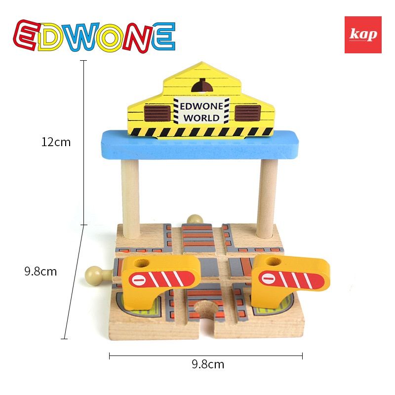 Các mẫu nhà và trạm xe lửa - phụ kiện dành cho đường ray xe lửa gỗ.