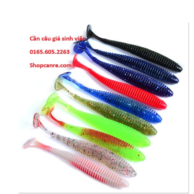 Combo 10 con Mồi mềm soft bait 2.5gr