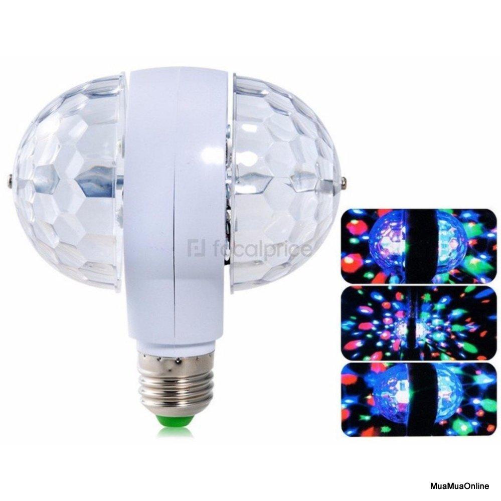 Bóng Đèn Led Đôi Xoay 7 Màu Vũ Trường Cao Cấp