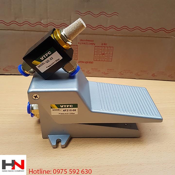 Bộ van bàn đạp có xả nhanh khí nén