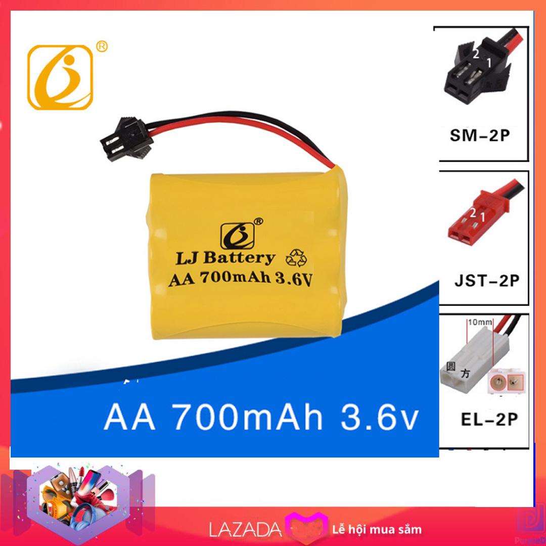 Pin sạc xe mô hình, pin Ni-Cd (Niken Cadmium) AA 3,6V 700mAh (đủ chuẩn đầu ra)
