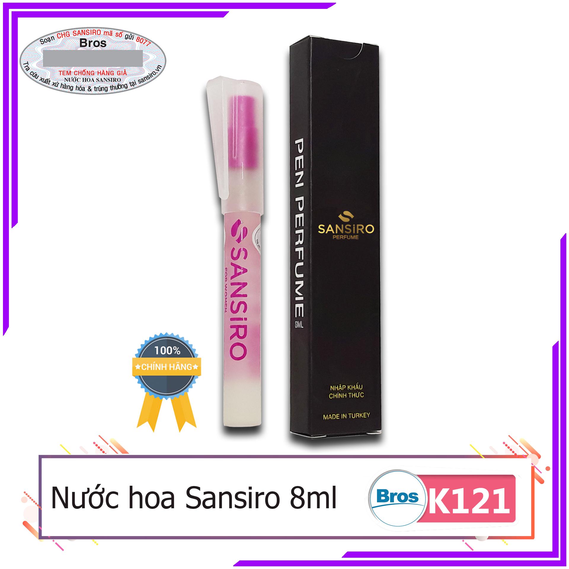Nước hoa Sansiro 8ml - K121 cho nữ