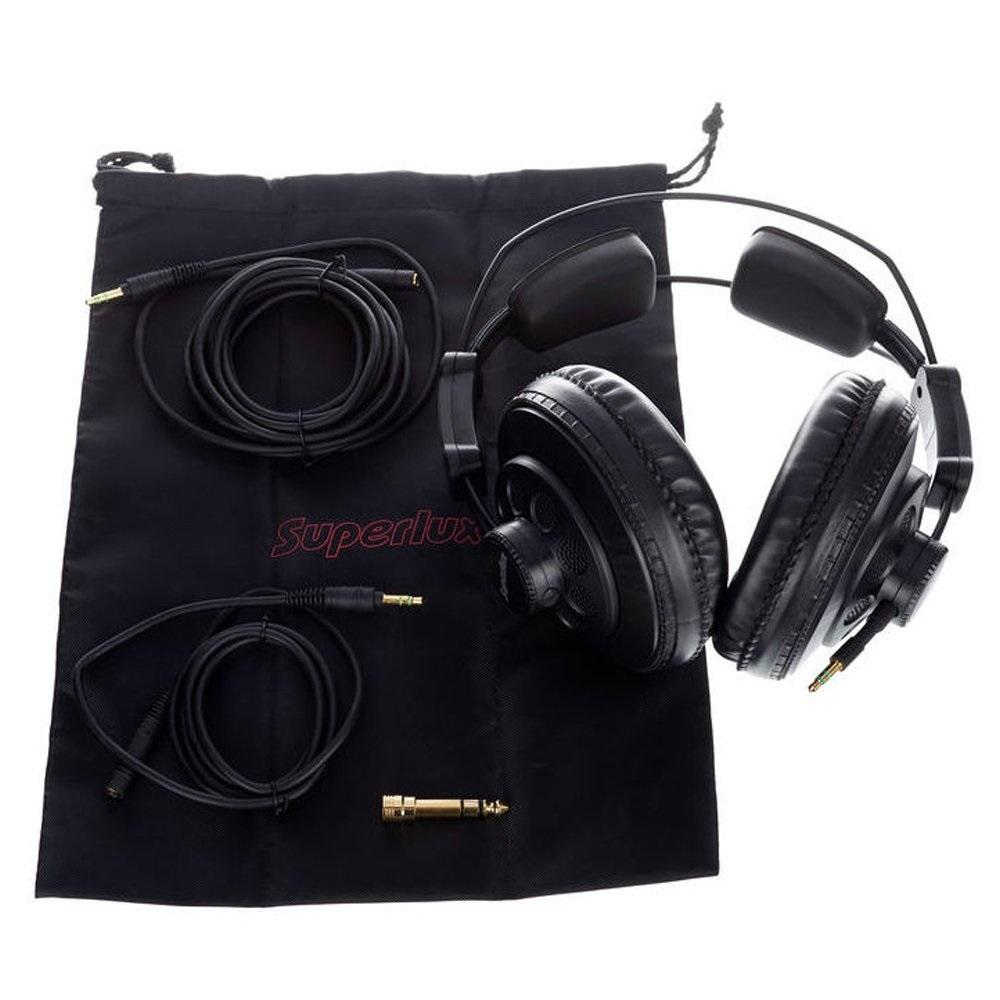 Tai nghe kiểm âm Superlux HD668B cao cấp (Đen)