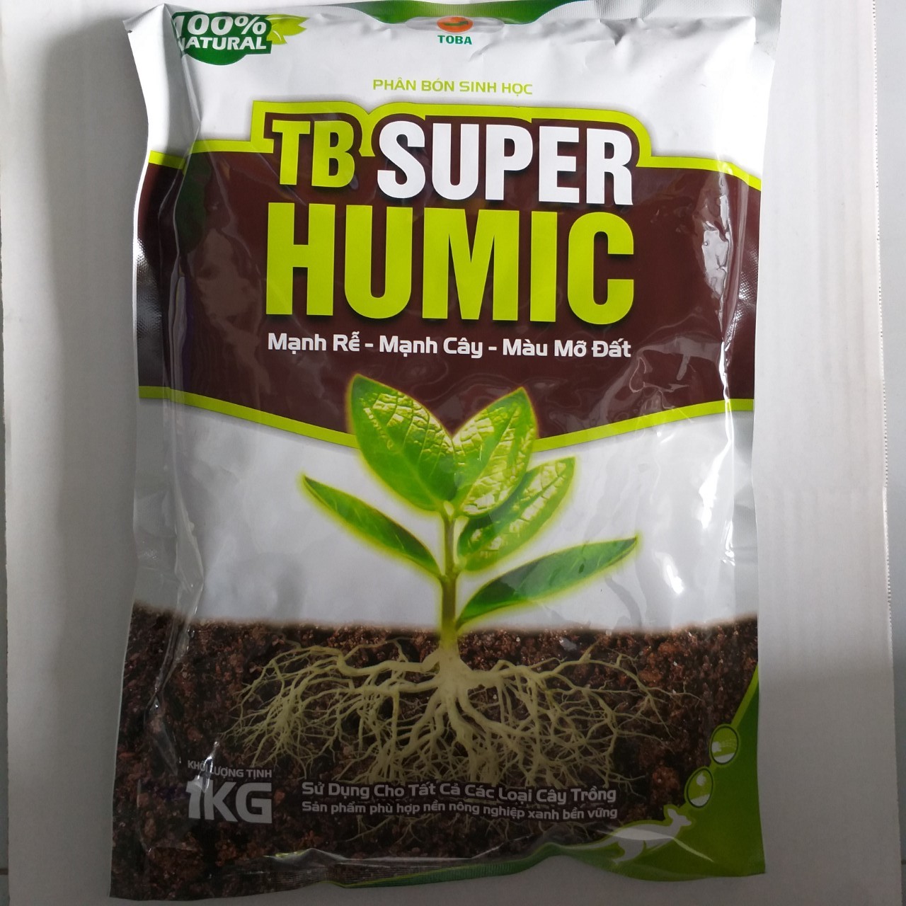 Phân bón HUMIC CAO CẤP TOBA SUPER - 1kg