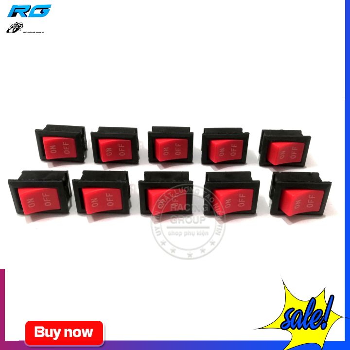 [HCM]Combo 10 cái công tắc on/off 2 chân cho xe máy