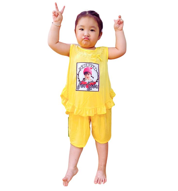 (8kg-25kg)bộ quần áo thun lạnh cho bé gái siêu mát