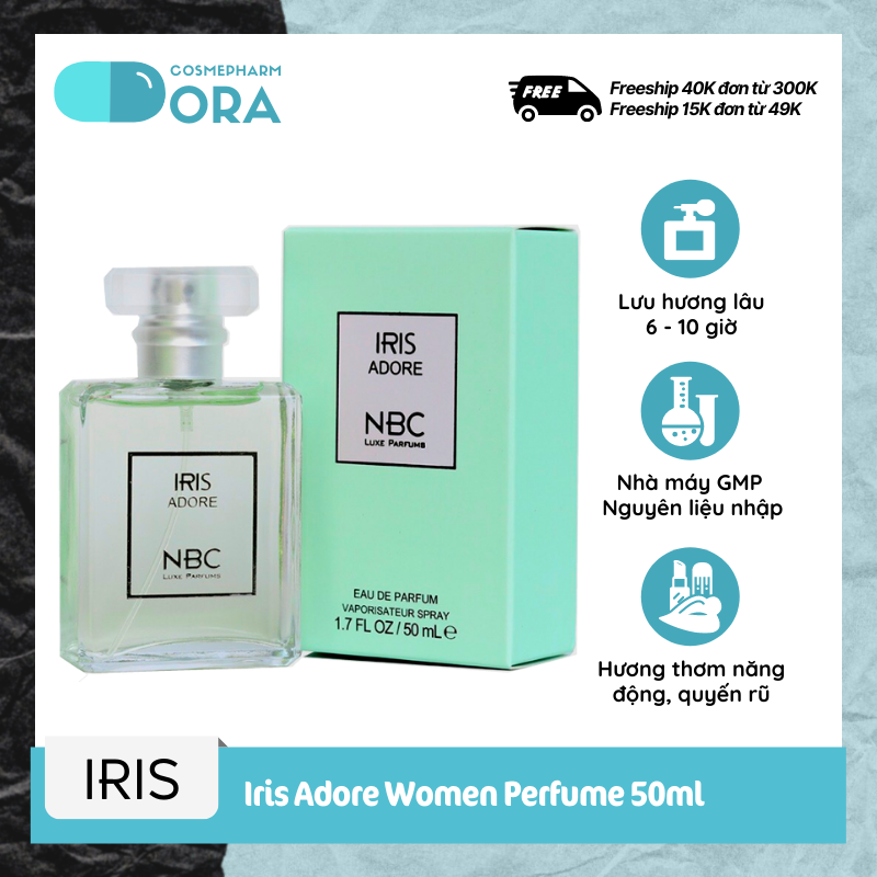 [HCM]Nước hoa nữ Cao cấp Iris Adore 50ml (Turquoise)