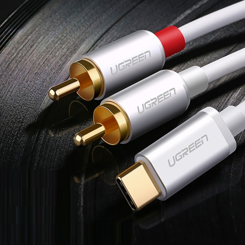 Cáp usb type c 3.1 to 2 đầu hoa sen dài 1,5m ugreen 30735 cao cấp