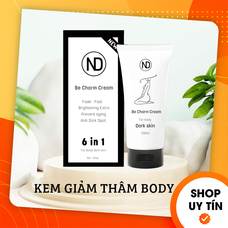 Kem khử thâm body be charm cream 6 in 1 - kem khử thâm mông be charm