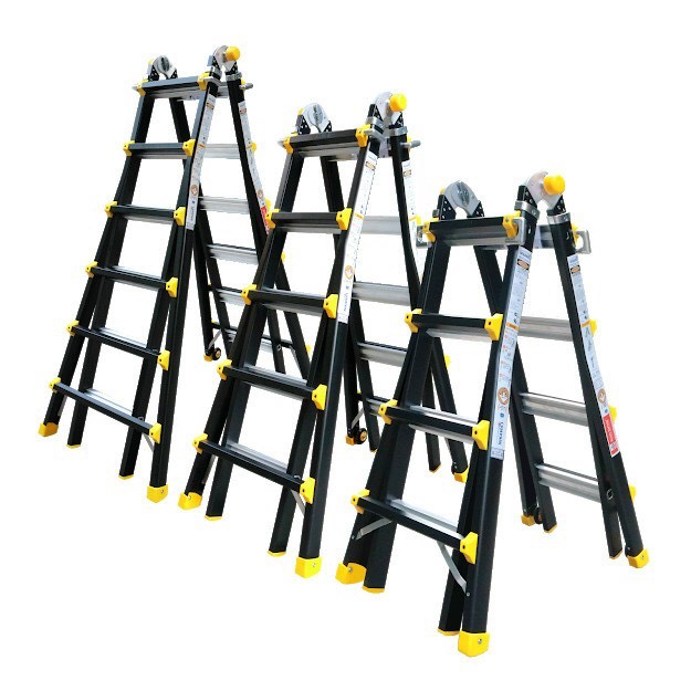 Thang nhôm gấp trượt CHỮ A 3,2m DUỖI THẲNG 5,2m Nikawa NKB46