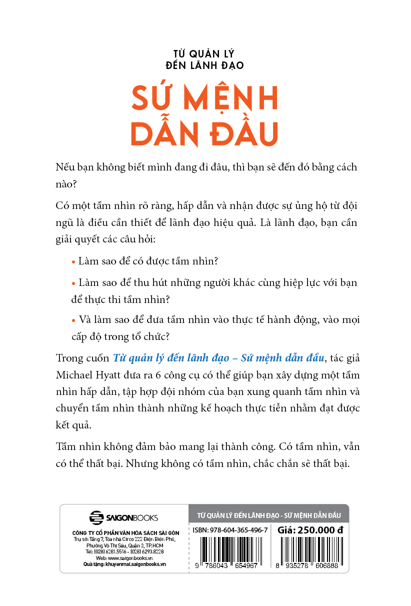 Fahasa - Từ Quản Lý Đến Lãnh Đạo - Sứ Mệnh Dẫn Đầu