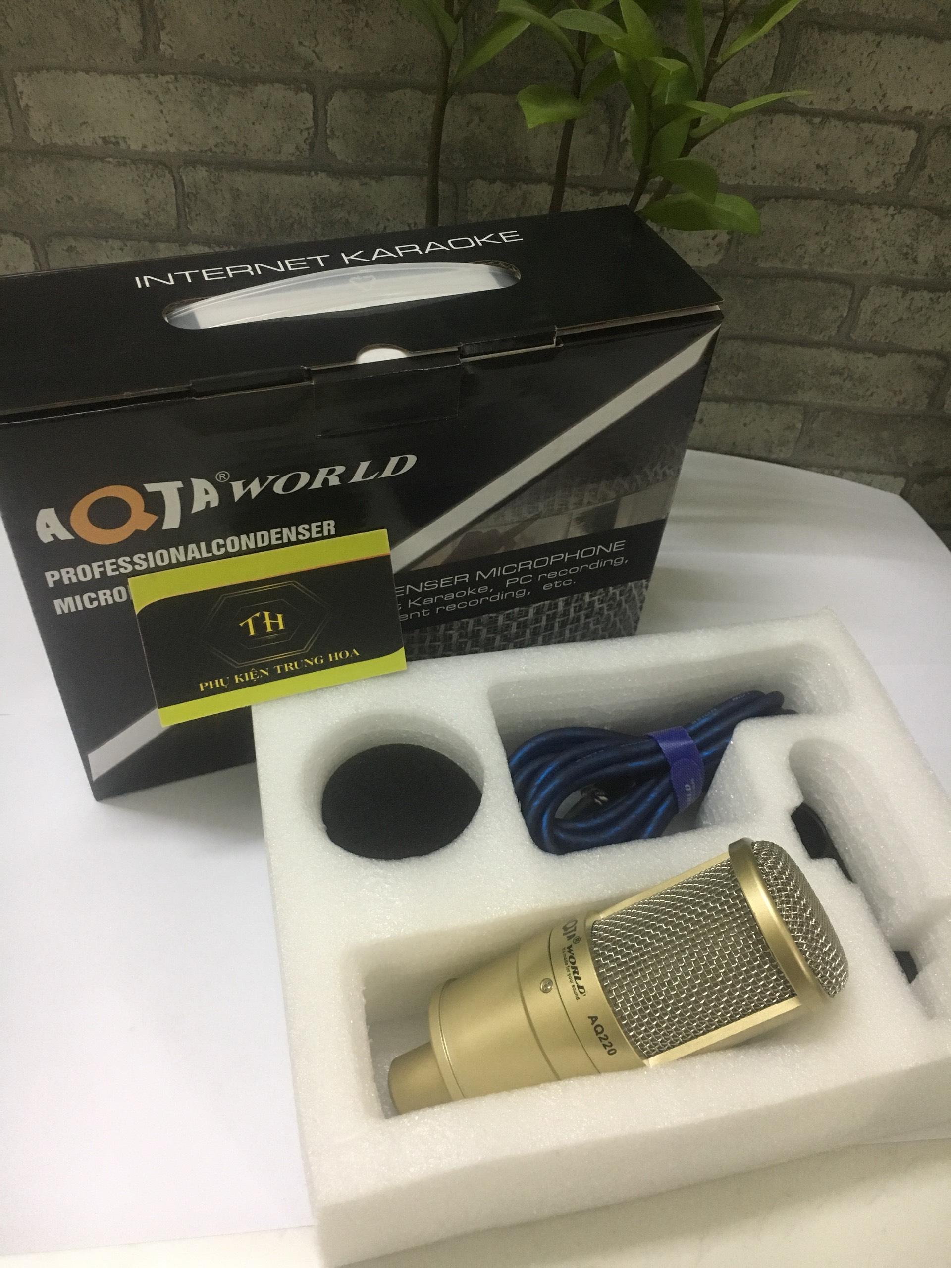Mic thu âm LiveStream, karaoke  AQ-220