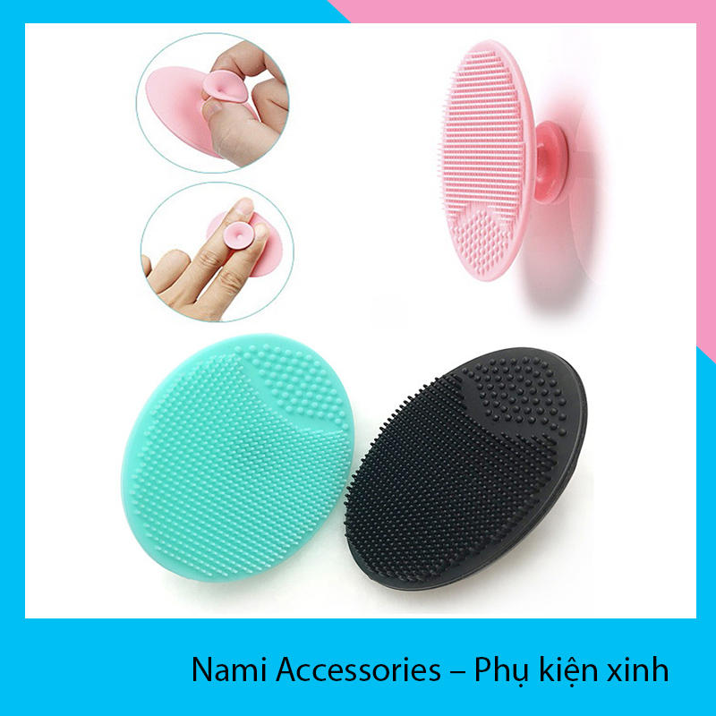 Cọ Rửa Mặt, Matxa mặt Silicon Mềm Mại Mụn Đầu Đen