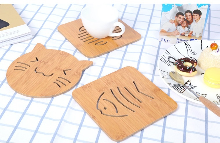 miếng lót nồi bằng gỗ