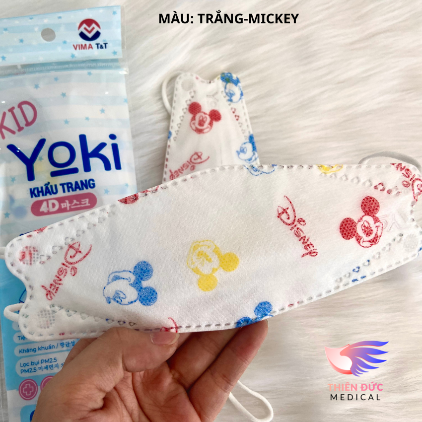 Bịch 6 Khẩu Trang YOKI Trẻ Em Chống Bụi Cho Bé