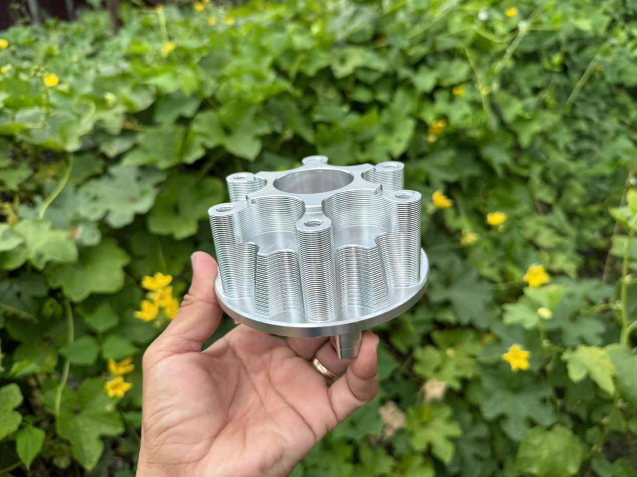 Cùi dĩa Exciter 150 nhôm CNC