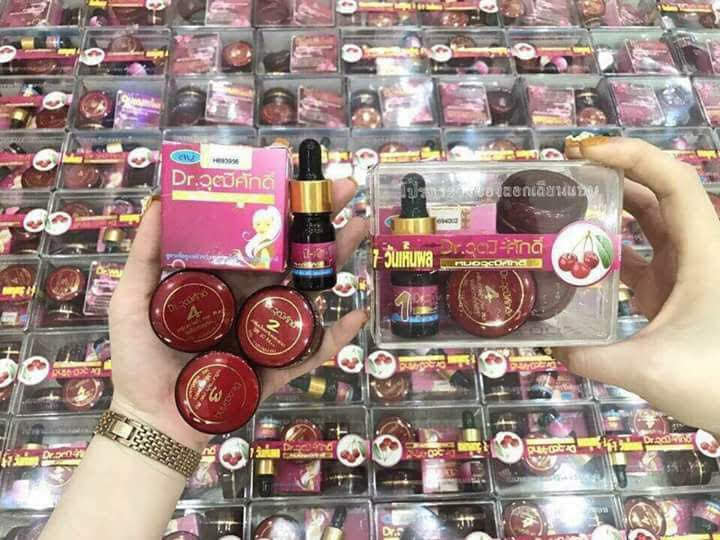 Bộ kem đỏ 5 món Thái Lan