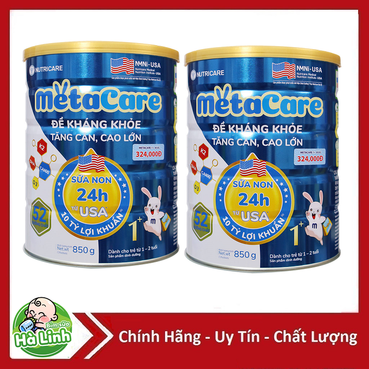 Sữa Metacare 0+ 1+ 2+ 3 850g (Date 2026)