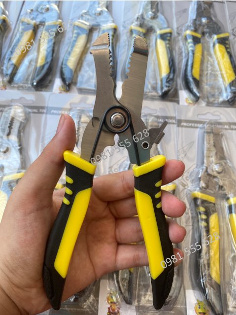 Kìm cắt tuốt uốn dây điện đa năng