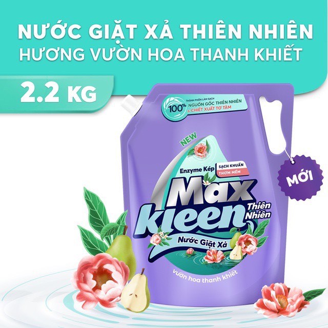 Nước giặt xả MaxKleen 2,2Kg/2,4Kg
