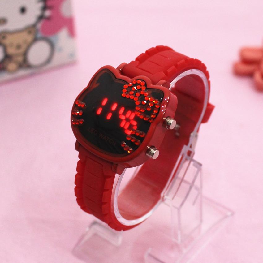 [HCM]Đồng hồ trẻ em hello kitty dành cho bé gái