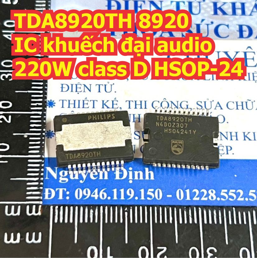 Tda8920th 8920 tda8920 ic khuếch đại audio 220w class d hsop-24 kde6345