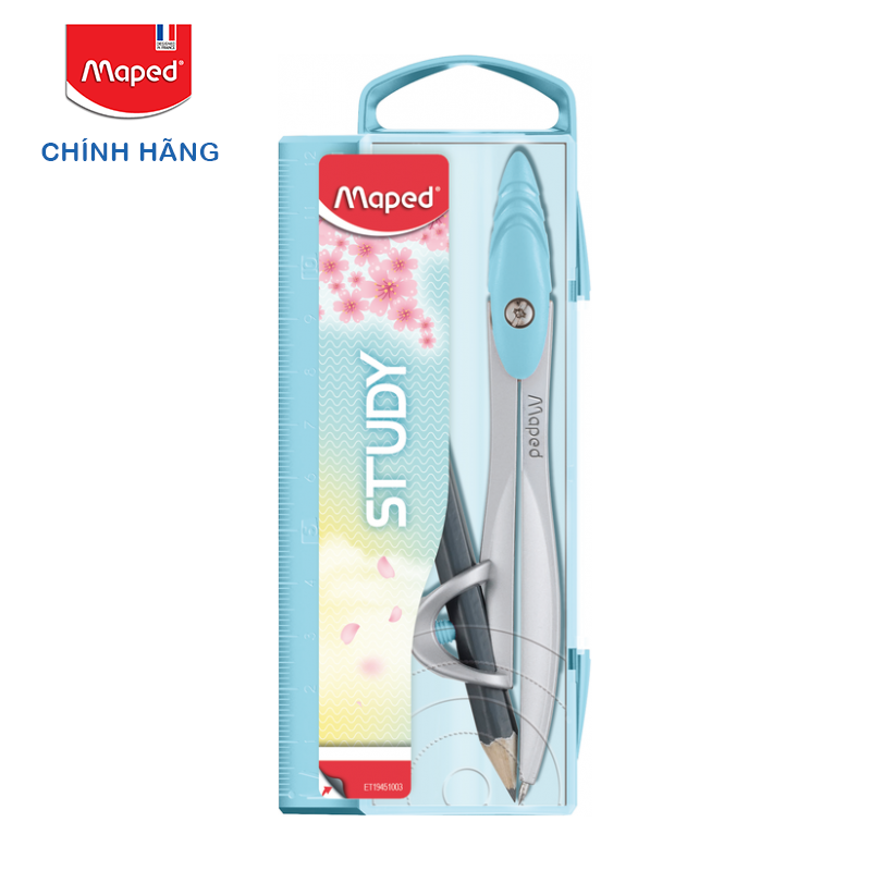 MAPED - Compa học sinh PASTEL - Chì gỗ [Chính hãng]