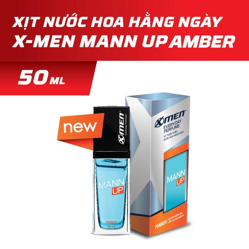 Xịt nước hoa hằng ngày X-Men Mann Up Amber 50ml tốt nhất