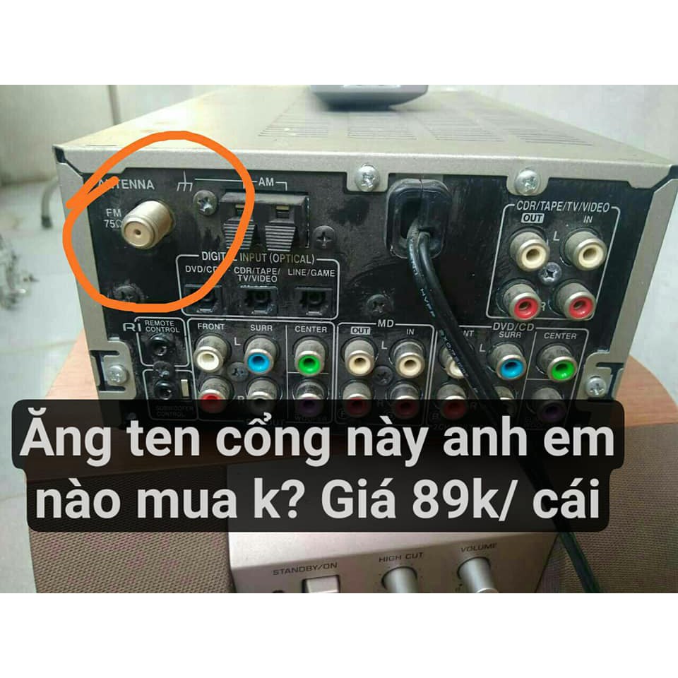 Ăng ten FM chân tròn cho dàn mini onkyo