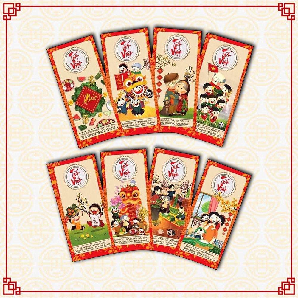 Combo 100 Bao Lì Xì Tết 2021 Loại Đẹp