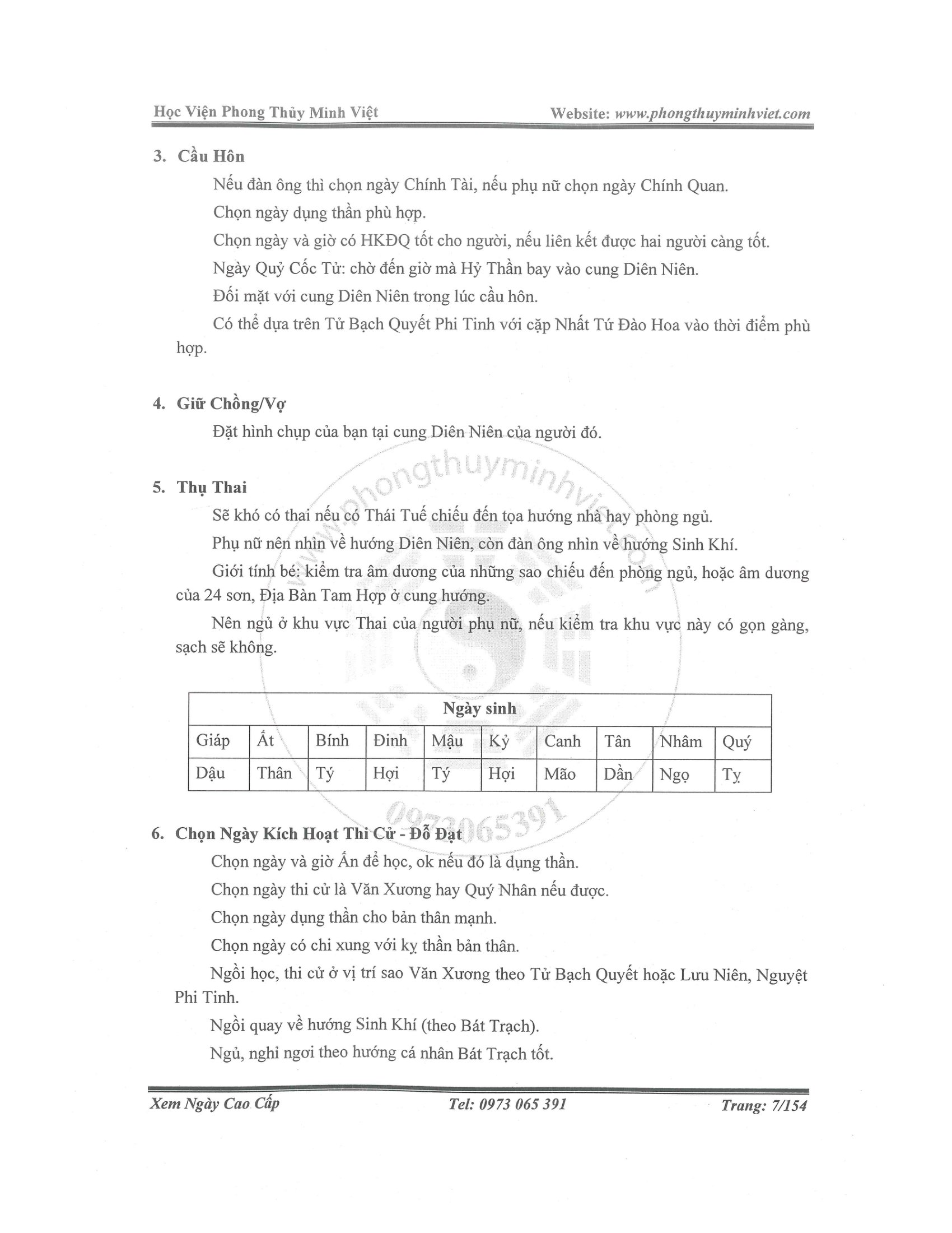 Sách Xem Ngày Cao Cấp (Trạch Nhật Cao Cấp) – Tuệ Minh
