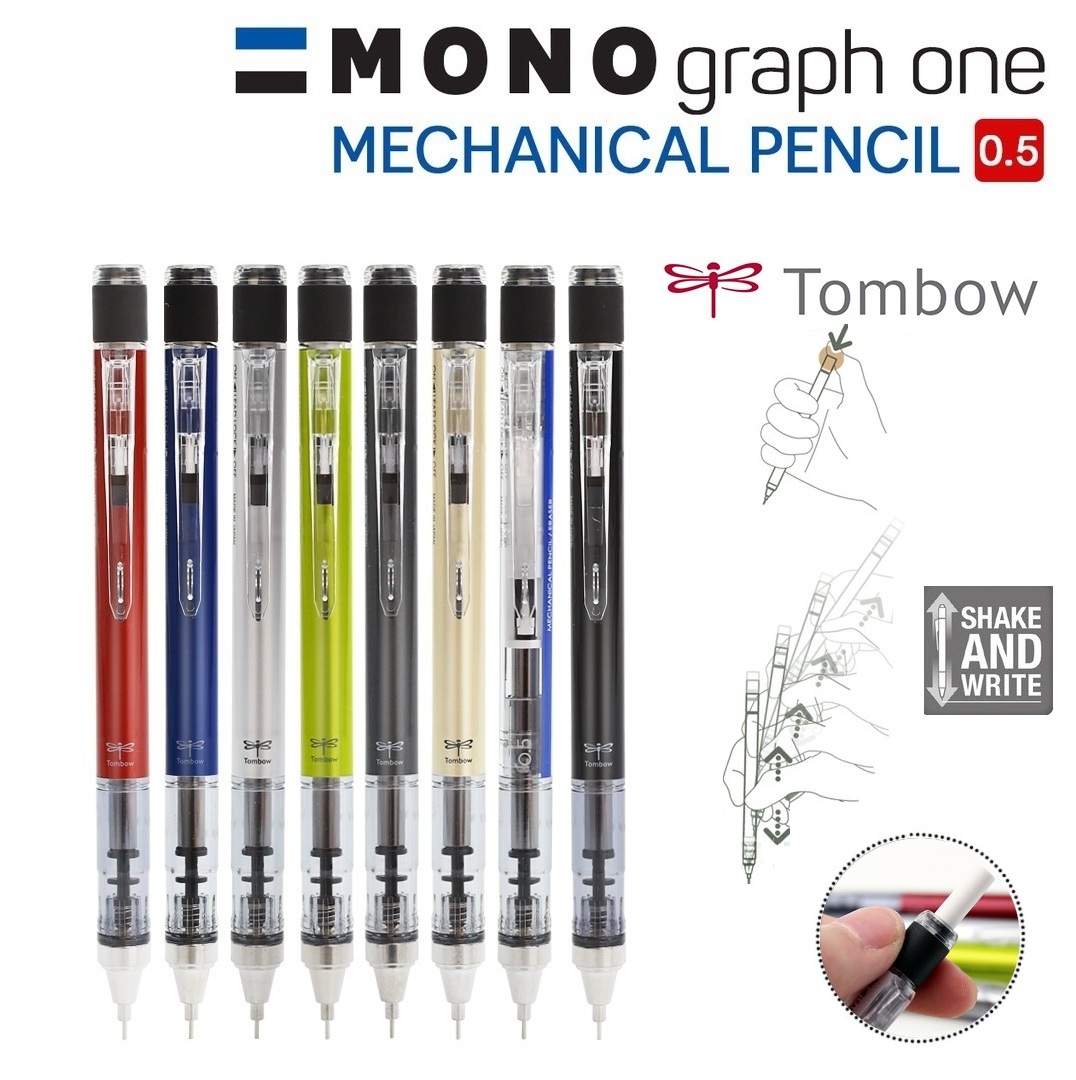 Bút chì bấm Tombow Mono Graph Shaker Nhật Bản