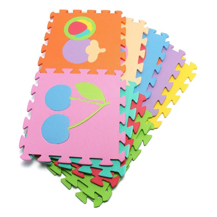 Bộ 10 Miếng Thảm Xốp Ghép Hình Cho Bé