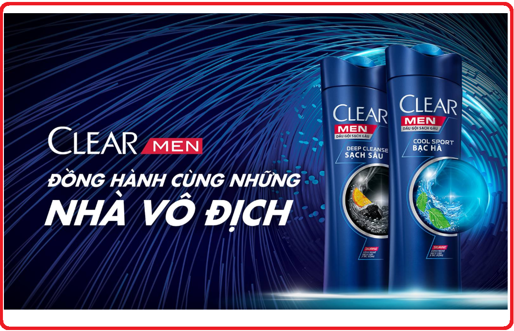 Dầu Gội CLEAR MEN Mát Lạnh Bạc Hà Chai 340g